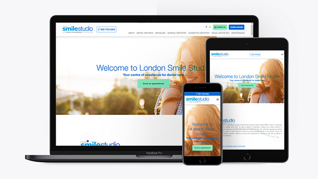 London Smile - London, weboldal készítés